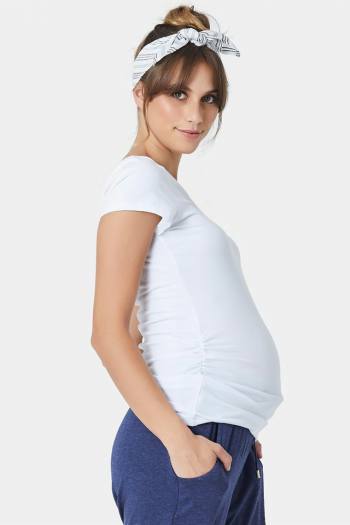 Maternity Tee in White