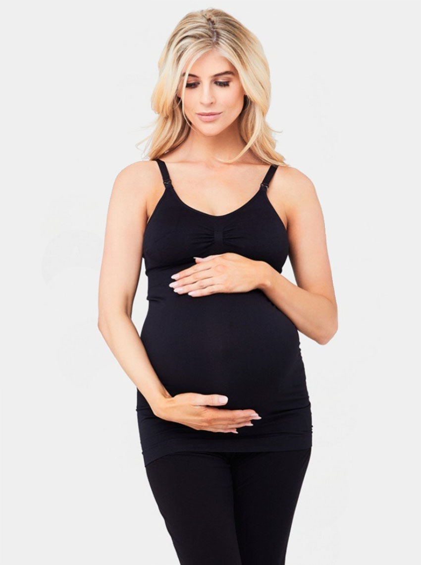 Seamless Maternity Brief – Black
