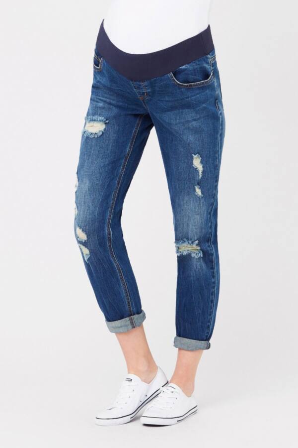 Maternity Stretchy Jeans- Skinny-fit, Black