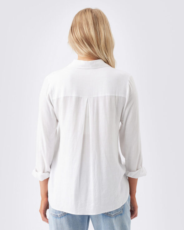 Clara Relaxed Maternity & Nursing Shirt - Image 5