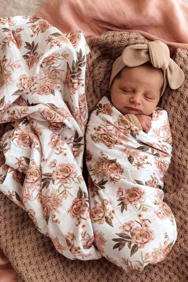 ORGANIC MUSLIN WRAP – ROSETTE