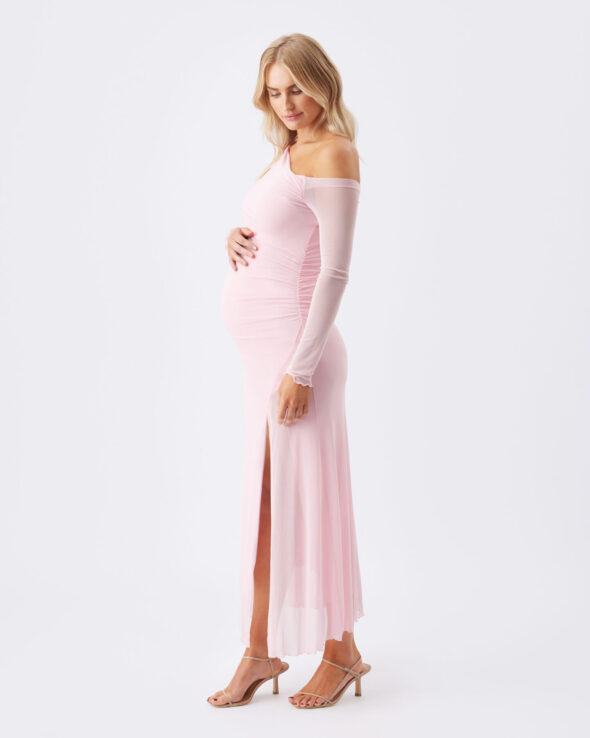 Freya Mesh Maternity Dress - Blossom - Image 3