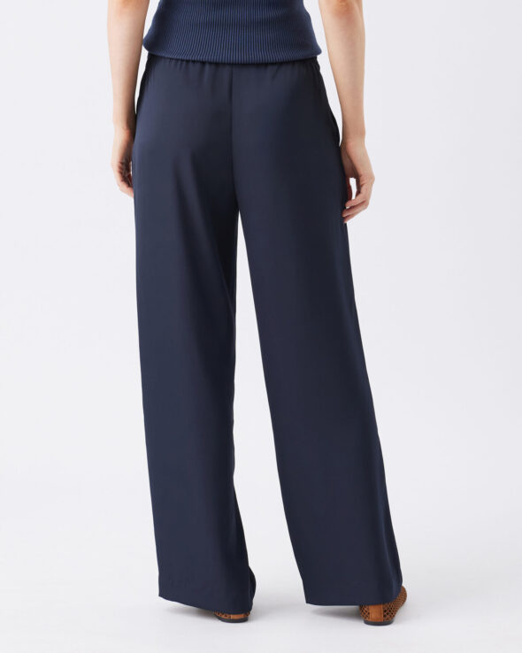 Tamara Maternity Satin Pull-On Pant Midnight - Image 4