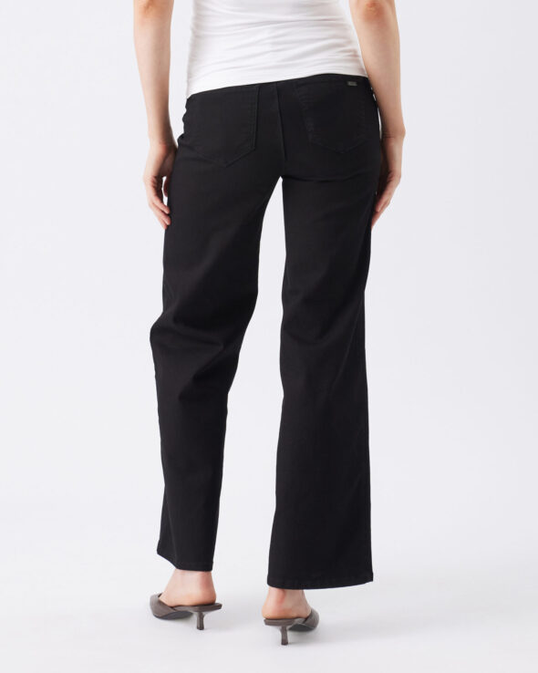 Kyle Wide Leg Maternity Jean Black - Image 4