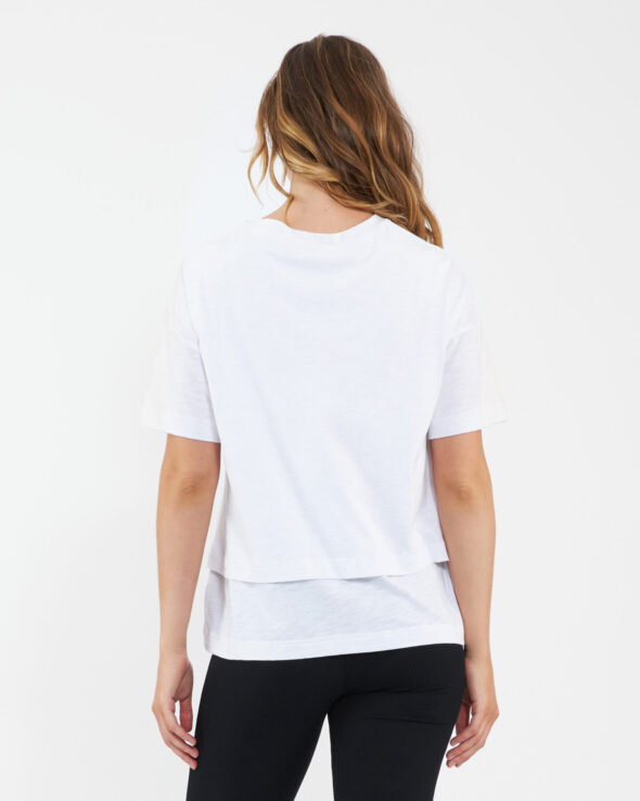 Claud Maternity & Nursing Tee - White - Image 5