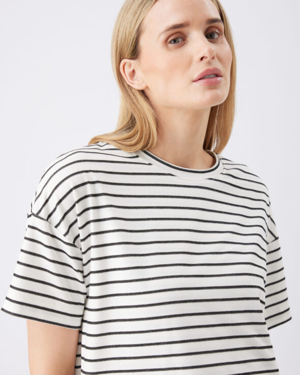 Jada Stripe Maternity & Nursing Tee