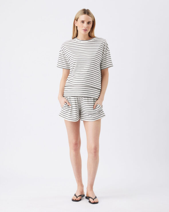 Jada Stripe Maternity Short