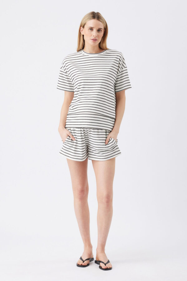 Jada Stripe Maternity Short