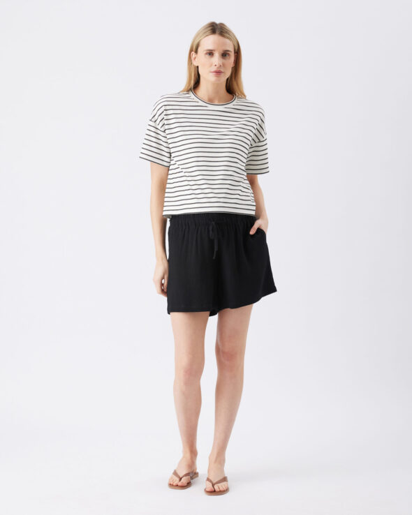 Jada Stripe Maternity & Nursing Tee - Image 7