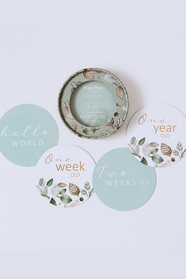 Reversible Milestone Cards - Daintree & Sage