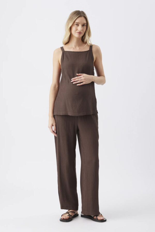 Rylee Maternity Pant - Chocolate