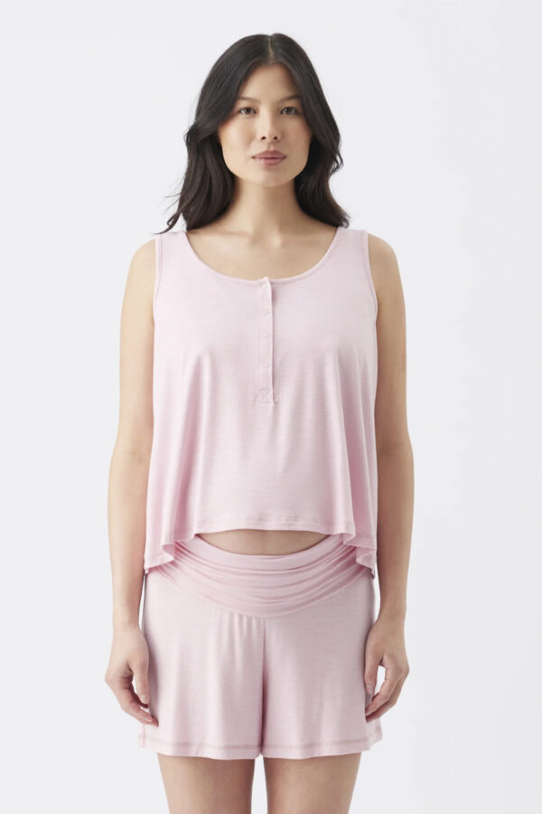 Dreamy Nursing & Maternity Tank - Dusty Pink