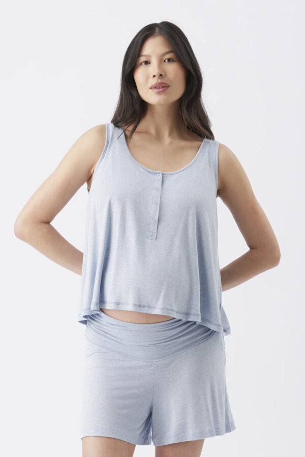 Dreamy Nursing & Maternity Tank - Sky
