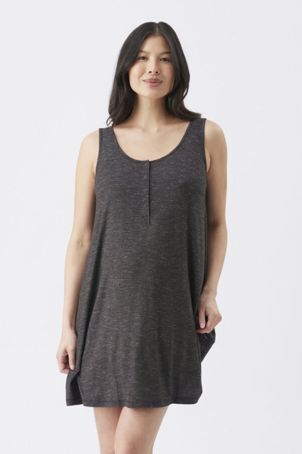 Dreamy Nursing & Maternity Swing Nightie - Granite